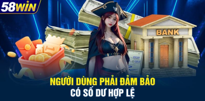 Hướng Dẫn Rút Tiền 58WIN Từng Bước